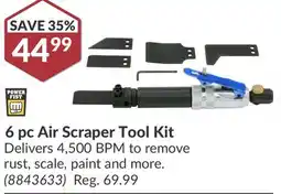 Princess Auto 6 pc Air Scraper Tool Kit offer
