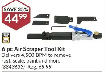 Princess Auto 6 pc Air Scraper Tool Kit offer