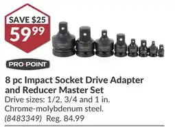 Princess Auto 8 pc Impact Socket Drive Adapter and Reducer Master Set offer