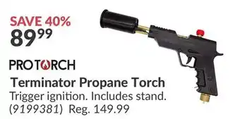 Princess Auto Terminator Propane Torch offer