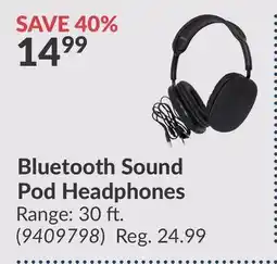 Princess Auto Bluetooth Sound Pod Headphones offer