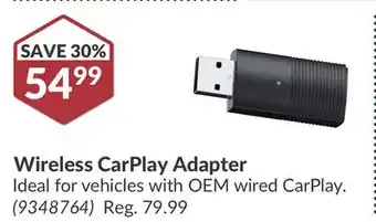 Princess Auto Wireless CarPlay Adapter offer