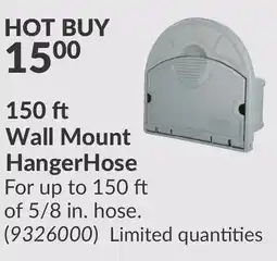 Princess Auto 150 ft Wall Mount HangerHose offer