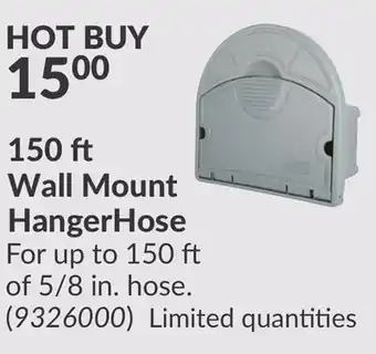 Princess Auto 150 ft Wall Mount HangerHose offer