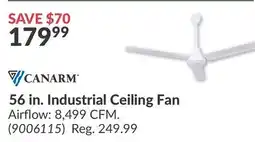 Princess Auto 56 in. Industrial Ceiling Fan offer
