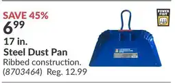Princess Auto 17 in. Steel Dust Pan offer