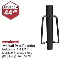 Princess Auto Manual Post Pounder offer