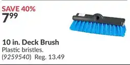 Princess Auto 10 in. Deck Brush offer