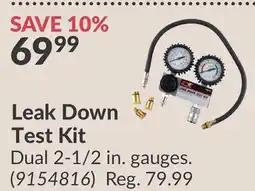 Princess Auto Leak Down Test Kit offer