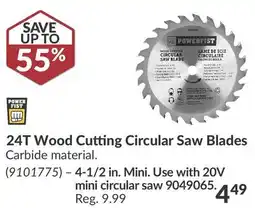 Princess Auto 24T Wood Cutting Circular Saw Blades offer