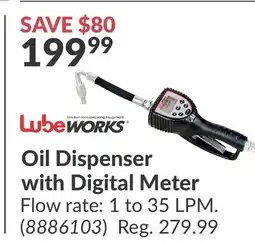 Princess Auto Oil Dispenser with Digital offer