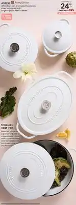 Stokes ASPEN White Cast Iron Enamelled Cookware offer