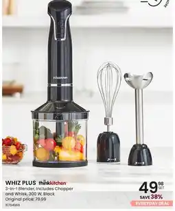 Stokes WHIZ PLUS 3-In-1 Blender, Includes Chopper and Whisk offer