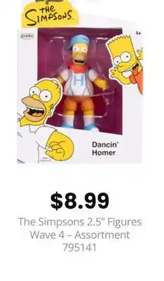 GameStop The Simpsons 2.5 Figures Wave 4 – Assortment offer