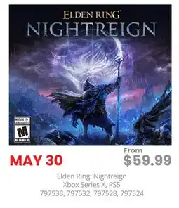 GameStop Elden Ring: Nightreign Xbox Series X, PS5 offer