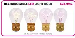 GameStop RECHARGEABLE LED LIGHT BULB offer