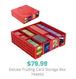 GameStop Deluxe Trading Card Storage Box offer