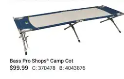 Cabela's Bass Pro Shops Camp Cot offer
