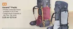 Cabela's Ascend Packs offer
