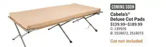 Cabela's Cabela's Deluxe Cot Pads offer