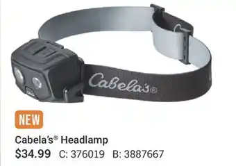 Cabela's Cabela's Headlamp offer