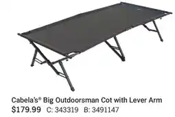 Cabela's Cabela's Big Outdoorsman Cot with Lever Arm offer