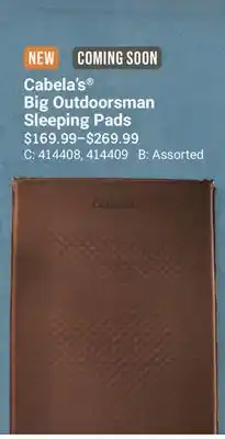 Cabela's Cabela's Big Outdoorsman Sleeping Pads offer