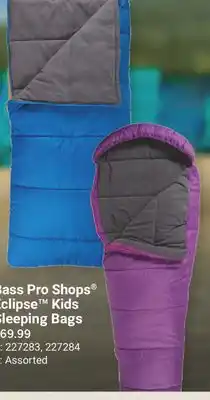 Cabela's Bass Pro Shops Eclipse Kids Sleeping Bags offer