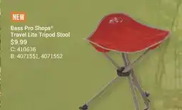 Cabela's Bass Pro Shops Travel Lite Tripod Stool offer