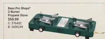 Cabela's Bass Pro Shops 2-Burner Propane Stove offer