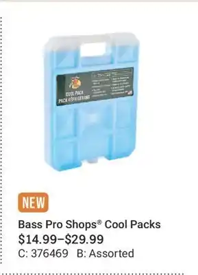 Cabela's Bass Pro Shops Cool Packs offer