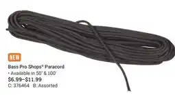 Cabela's Bass Pro Shops Paracord offer
