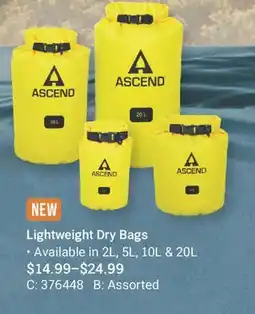 Cabela's Lightweight Dry Bags offer