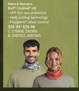Cabela's Men's & Women's Buff Coolnet UV • UPF protection offer