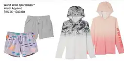 Cabela's World Wide Sportsman Youth Apparel offer