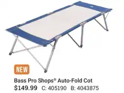 Cabela's Bass Pro Shops Auto-Fold Cot offer