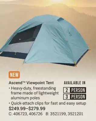 Cabela's Ascend Viewpoint Tent offer
