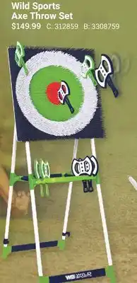 Cabela's Wild Sports Axe Throw Set offer