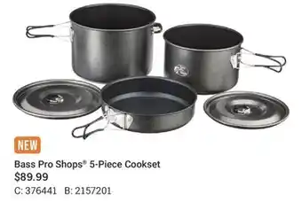 Cabela's Bass Pro Shops 5-Piece Cookset offer