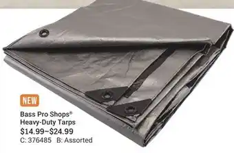 Cabela's Bass Pro Shops Heavy-Duty Tarps offer