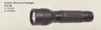 Cabela's Pursuit 400-Lumen Flashlight offer
