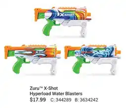 Cabela's Zuru X-Shot Hyperload Water Blasters offer