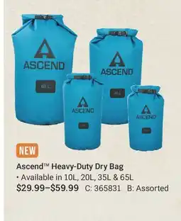Cabela's Ascend Heavy-Duty Dry Bag offer