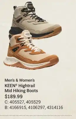 Cabela's Men's & Women's KEEN Hightrail Mid Hiking Boots offer