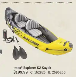 Cabela's Intex Explorer K2 Kayak offer
