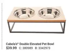 Cabela's Cabela's Double Elevated Pet Bowl offer
