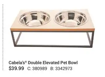 Cabela's Cabela's Double Elevated Pet Bowl offer