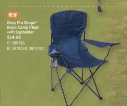 Cabela's Bass Pro Shops Basic Camp Chair with Cupholder offer