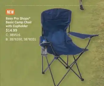 Cabela's Bass Pro Shops Basic Camp Chair with Cupholder offer