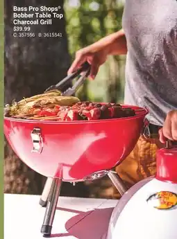 Cabela's Bass Pro Shops Bobber Table Top Charcoal Grill offer